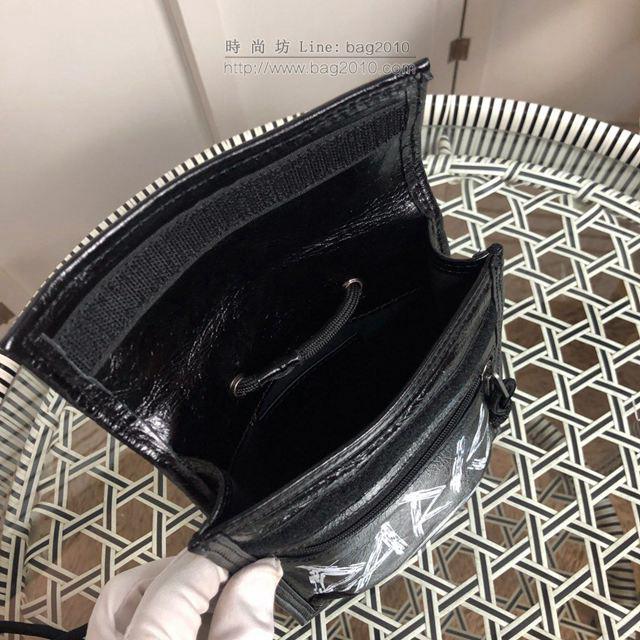 Balenciaga女包 巴黎世家經典款手機包 塗鴉款 巴黎世家小挎包 男女通用  csbl1150